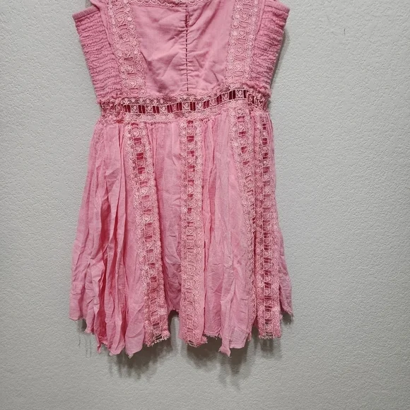 Free People Verona Pink Boho Dress Size XS - Picture 4 of 13